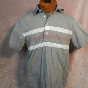 Mens Grey Banana Republic Slim Fit Shirt Size M